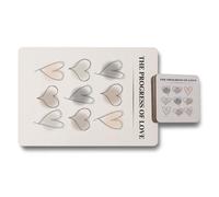 Benjamin Tate Design The Progress Of Love Placemats And Coasters Set With Wood Bottom Limited Edition Designer Artwork
