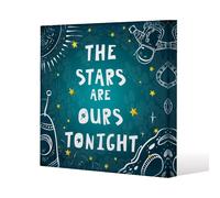 Benjamin Tate Design The Stars are Ours Tonight (Canvas Print) / 114 x 114 x 4cm in Natural | Size: 114 x 114 x 4 cm Benjamin Tate Design Natural 114 x 114 x 4 cm
