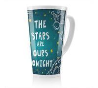 Benjamin Tate Design The Stars Are Ours Tonight Latte Mug, Stunning Designer Mug Fit For Any Home, Treat Yourself Or A Loved One