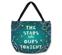 Benjamin Tate Design The Stars Are Ours Tonight Tote Bat Designer Style