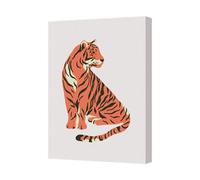Benjamin Tate Design Tiger Canvas Wall Art Print Modern Home Decor Uk Handmade