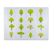 Benjamin Tate Design Tree Illustrations Designer Glass Chopping Board Designer Style
