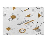 Benjamin Tate Design Trendy Geometric Elements Designer Rug in Natural | Size: Large Benjamin Tate Design Natural Large