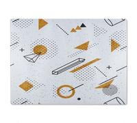 Benjamin Tate Design Trendy Geometric Elements Glass Chopping Boarddesigner Style