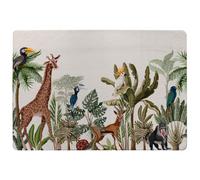 Benjamin Tate Design Tropical Animals Rug in Natural | Size: Large Benjamin Tate Design Natural Large