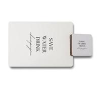 Benjamin Tate Design Twelve Piece Placemat And Coaster Set Designer Artwork Collection With Wood Bottom Exclusive Edition