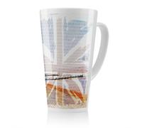 Benjamin Tate Design Union Jack Beach Latte Mug in Natural | Size: 100 cm Benjamin Tate Design Natural 100 cm
