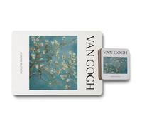 Benjamin Tate Design Van Gogh Almond Blossom Placemat Coaster Set Exclusive