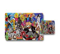 Benjamin Tate Design Vibrant Pop Art Collage Placemat And Coaster Set Gallery