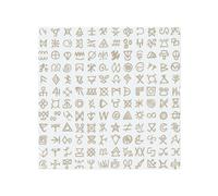 Benjamin Tate Design Viking Ritual Symbols Splash Back Designer Style