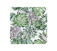Benjamin Tate Design Watercolour Botanical Leaves Splash Back in Natural Benjamin Tate Design Natural