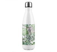 Benjamin Tate Design Watercolour Botanical Leaves Stainless Steel Bottle Designer Style