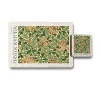 Benjamin Tate Design William Morris Honeysuckle Placemat Coaster Set Limited Run