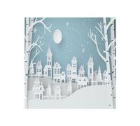 Benjamin Tate Design Winter Snow Urban Countryside Dining Splash Back Designer Style