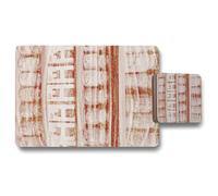 Benjamin Tate Design yankee candle galore placemat coaster set in Natural Benjamin Tate Design Natural