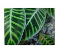 Benjamin Tate Design Yellow Structure In Exotic Jungle Ting Designer Glass Chopping Board
