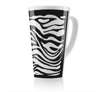 Benjamin Tate Design Zebra Print Latte Mug, Stunning Designer Mug Fit For Any Home, Treat Yourself Or A Loved One