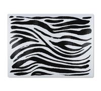 Benjamin Tate Design Zebra Stripes Print Glass Chopping Boarddesigner Style