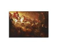 Benjamin West-Destruction of The Beast And The False Prophet 1804 Fine Artwork Poster Wall Art Prints Photo Picture Paintings Room Decor Home Decorative 24x36inch(60x90cm)