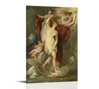 Benjamin West Painting Works (Venus At Her Birth Attired By The Three Graces Art Poster Canvas Room Aesthetic Wall Art Prints Home Modern Decor 12x18inch(30x45cm)
