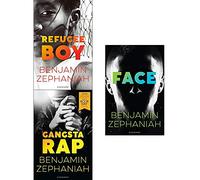 Benjamin Zephaniah Collection 3 Books Set (Refugee Boy, Gangsta Rap, Face)