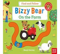 Benji Davies Bizzy Bear: Find & Follow On the Farm Board book Book Benji Davies Multicolor