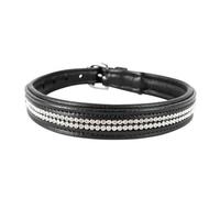 Benji & Flo Diamante Dog Collar Black (Xs)