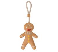 Benji & Flo Gingerbread Man Christmas Dog Toy Brown/blue/yellow (One Size)