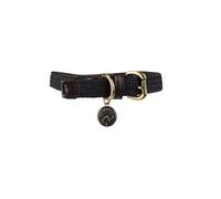 Benji & Flo Interlaced Dog Collar (Blue, Medium)