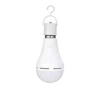 Benkeg 1pcs Multifunctional Rechargeable 12W Emergency LED Light Bulbs 60W Equivalent 6000K Bright Outdoor Hanging Lamp Lights for Power Outage Camping Garden Parties-E26/E27, AC100~240V