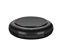 Benkeg Car Negative ion Air Purifier with Solar Panel 1200mAh Battery Quiet Air Cleaner for Home Car Office Allergies Pets Dust Pollen Hair Odors