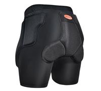 BenKen Ski Butt Protection Shorts - Anti-Collision Ski Protective Equipment, Impact Resistant Protective Padded Shorts, Stretch Lycra for Skateboarding, Skiing, Cycling, Waterproof, Breathable Black