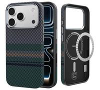 BENKS for iPhone 17 Pro Case with MagSafe, Military Grade Shockproof with Camera Control Button, 600D +1000D Aramid Fiber, Magnetic Protective for iPhone 17 Pro Case Cover, Aurora ArmorPro