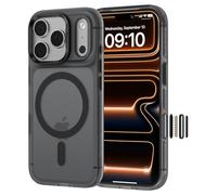 BENKS Magnetic Case for iPhone 17 Pro 6.3-Inch with Camera Control Capture Button, Compatible with MagSafe, Translucent Matte Back Slim Shockproof Phone Cover, Black