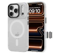 BENKS Magnetic Case for iPhone 17 Pro Max 6.9-Inch with Camera Control Capture Button, Compatible with MagSafe, Translucent Matte Back Slim Shockproof Phone Cover, White