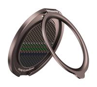 BENKS Magnetic Phone Ring for MagSafe - 2-in-1 Stand and Grip, 360° Rotation, 180° Holder, Kevlar Ring with Strap, Ergonomic Grip for iPhone 16/15/14/13/12 - Prestige