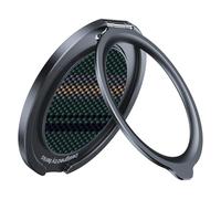 BENKS Magnetic Phone Ring for MagSafe - 2-in-1 Stand and Grip, 360° Rotation, 180° Holder, Kevlar Ring with Strap, Ergonomic Grip for iPhone 16/15/14/13/12 - Aurora
