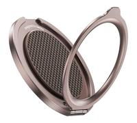 BENKS Magnetic Phone Ring Loop for MagSafe - 2-in-1 Stand and Grip, 360° Rotation, 180° Holder, Kevlar Ring with Strap, Ergonomic Grip for iPhone 16/15/14/13/12 - Golden Dawn