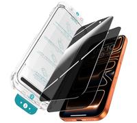 BENKS Privacy for iPhone 17 Pro Screen Protector (6.3 inches), 3D Full Coverage Anti-Spy Tempered Glass Film, Enhanced 26 Degree Privacy Angle - Auto Dust-Elimination Installation, 2 Pack