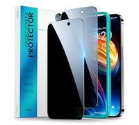 BENKS Privacy Full Coverage Screen Protector for iPhone 15 Pro 6.1-Inch, Anti-Spy Tempered Glass Film with Installation Frame, Edge to Edge Protection, 2-Pack