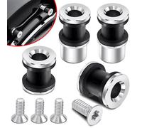 Benlari 4 Point Docking Hardware Kits, Quick Release Sissy Bar Luggage Rack Docking Motorcycle Fit For Harley Touring Street Glide Electra Glide Road Glide Road King 2009-2024 Chrome