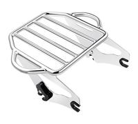 Benlari Chrome Detachable Luggage Rack 2-Up Mounting Rack Compatible for Harley Davidson Touring Road King Street Electra Glide 2009-2023 2021 2020 2019 2018 2017 2016 2015 2014 2013 2012 2011 2022