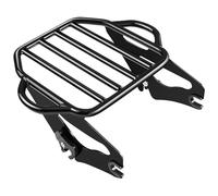 Benlari Gloss Black Detachable Luggage Rack 2-Up Mounting Rack Compatible for Harley Touring Road King Street Electra Glide 2009-2023 2021 2020 2019 2018 2017 2016 2015 2014 2013 2012 2011 2022