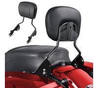 Benlari Passenger Backrest Sissy Bar, Detachable Quick Release Sissy Bar Backrest Fit for Harley Davidson Street GlideElectra Glide Road Glide Road King 2009-2024, Black