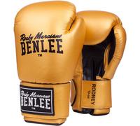 Benlee Rodney Leather Artificial Boxing Gloves Blue 6 oz