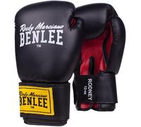 Benlee Rodney Leather Artificial Boxing Gloves Black 14 oz