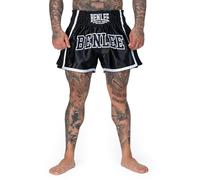 BENLEE DAGETT Men's Thai Boxing Trousers, Black/White, XL