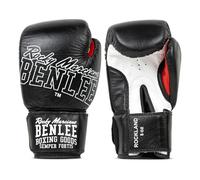 Benlee Rockland Leather Boxing Gloves Black/White 16 oz