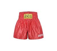 BENLEE Rocky Marciano Men's Boxing Trousers Plain Thai, mens, Boxing trousers., 199163, red, XL