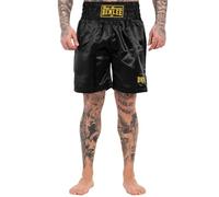 BENLEE Rocky Marciano Men's Plain Boxing Trousers, Black, M Kurz